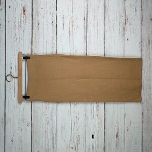 Open Edit Long Knit Pencil Skirt